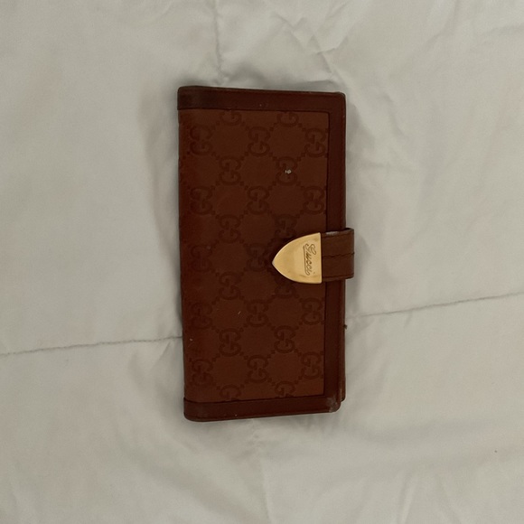GUCCI SUKEY LEATHER TOTE & WALLET - Picture 6 of 6